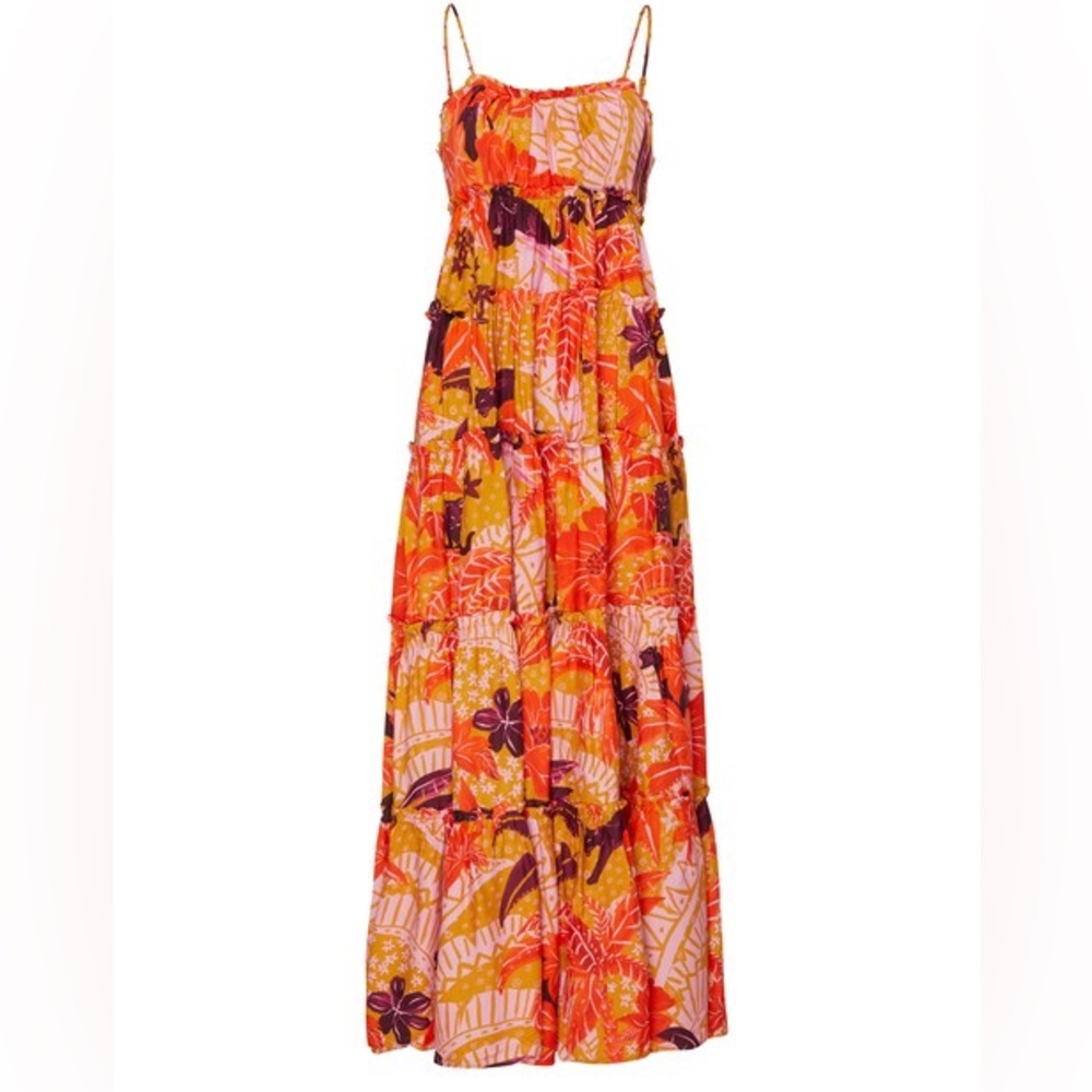 Farm Rio Jungle Panther long dress - Picture 5 of 12